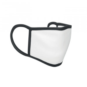 Sublimacyjna maseczka z logo , twarz SM Sublicover s-m