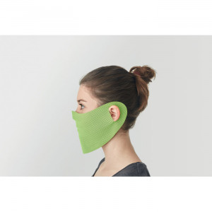 Maseczka ochronna z nadrukiem - limonka