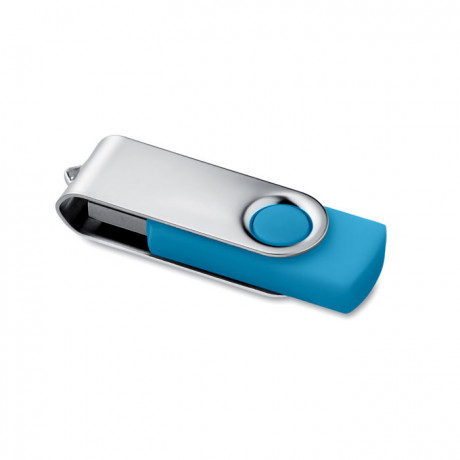 Pendrive z grawerem - USB pendrive 4GB- turkusowy