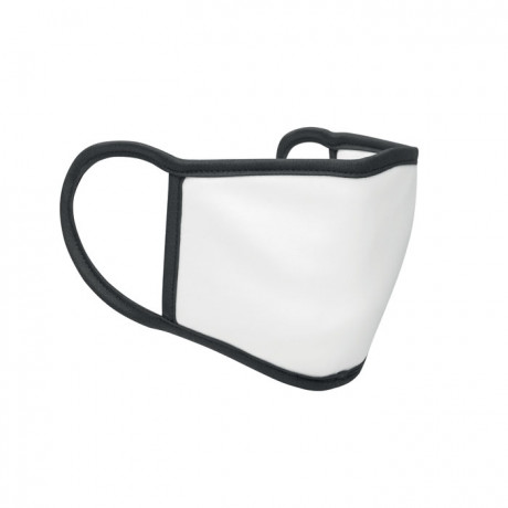 Sublimacyjna maseczka z logo , twarz SM Sublicover s-m